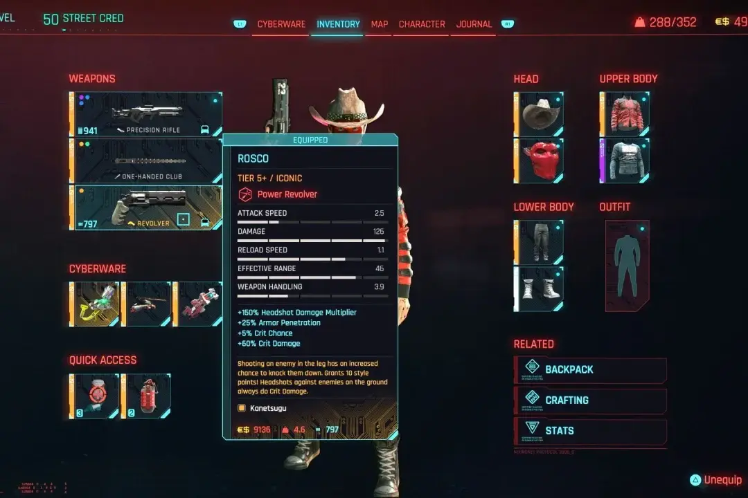 Cyberpunk 2077 build pod wybuchy - granaty, PLS i perki