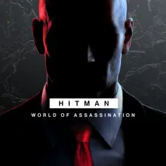 Agent 47 w garniturze, z czerwonym krawatem, na tle mapy świata. To zapowiedź najnowszego Hitmana.