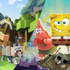 Steve z Minecrafta i Spongebob z przyjaciółmi. Idealne xbox one gry dla dzieci za darmo!