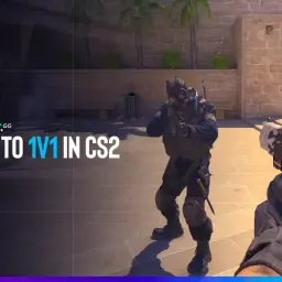 Jak zagrać 1v1 w CS2? Zobacz poradnik z gry, gdzie dwóch graczy staje naprzeciwko siebie w pojedynku.