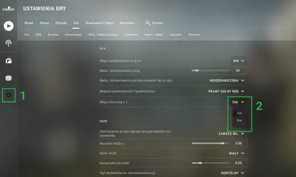 Jak włączyć konsolę w CS:GO i używać jej bez problemów